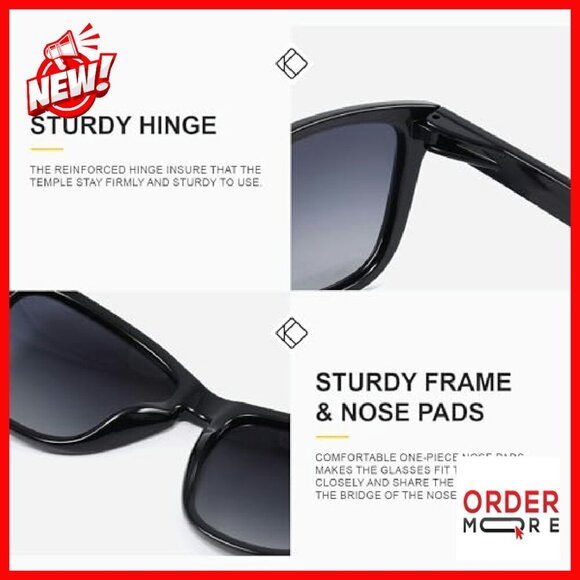 Polarized Sunglasses UV Protection Unisex Driving Retro Classic main image 4